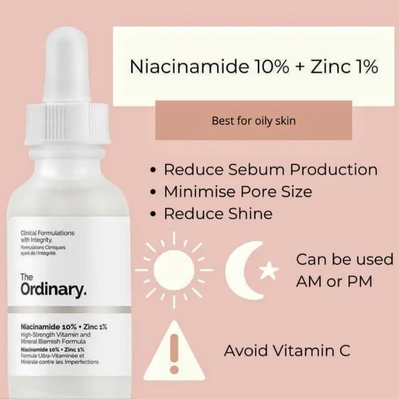 The Ordinary - Niacinamide 10% + Zinc 1% - 30ml
