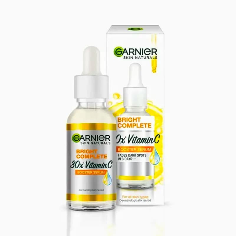 Garnier Skin Active Bright Complete Vitamin C Booster Serum 30ml - contain Niacinamide