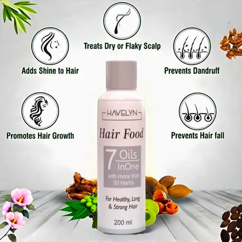 Havelyn Hair Food 7 in 1 Oil for Long and Strong