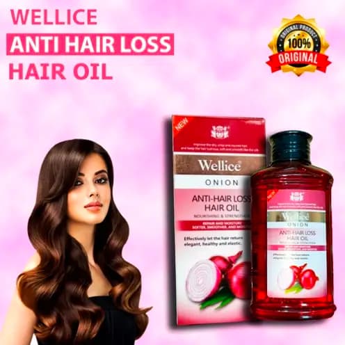 Onion Herbal Hair Treatment Oil by Wellice 100ml