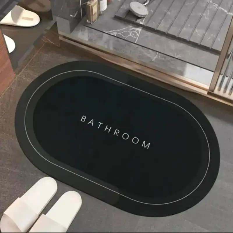 Bathroom Mat water absorbent and non slippery carpet for safe shower