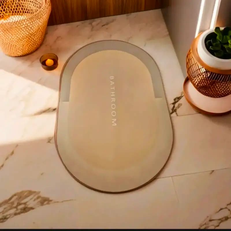 Bathroom Mat water absorbent and non slippery carpet for safe shower